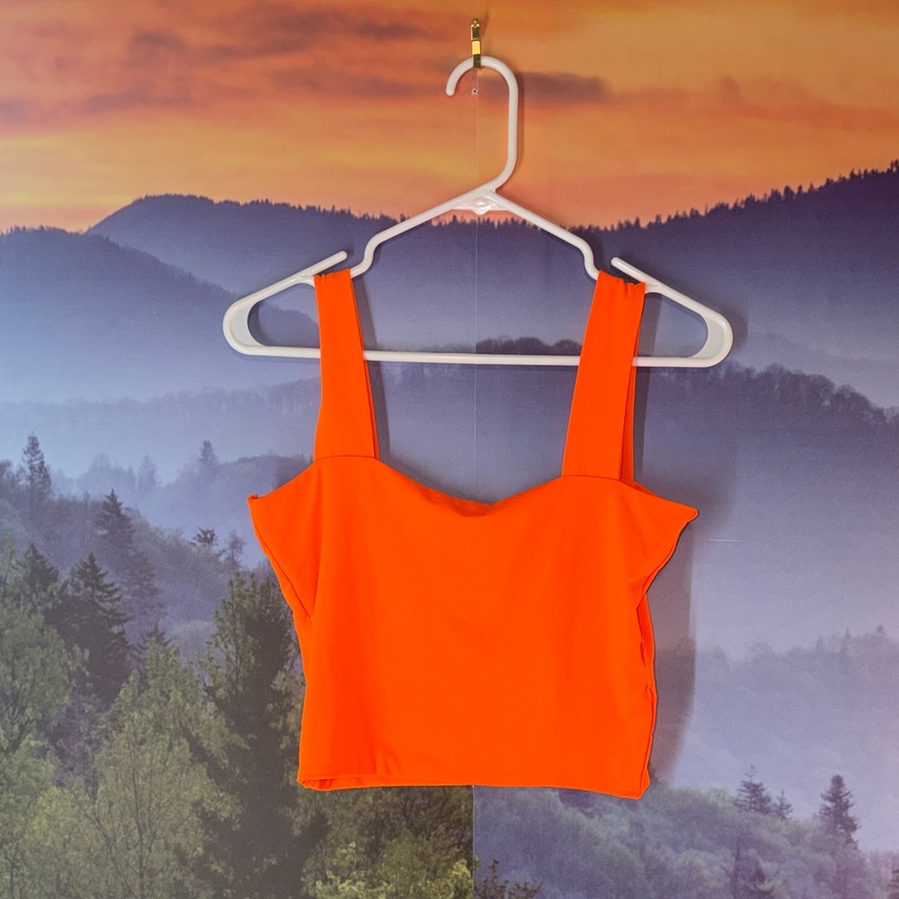 Vibrant Orange Women's Top